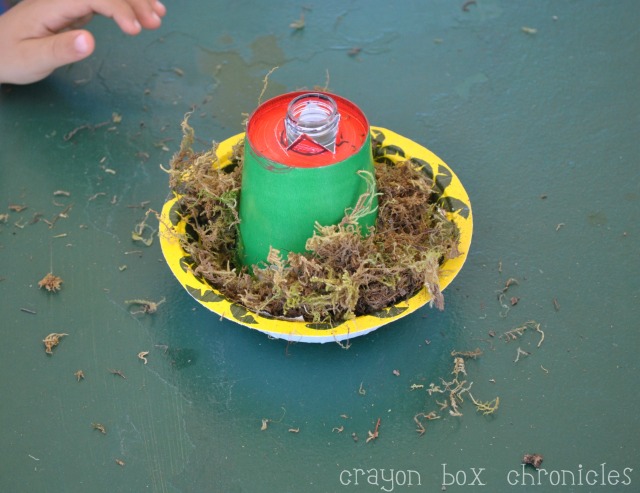 Mini-Volcano Eruption Craft @ Crayon Box Chronicles 
