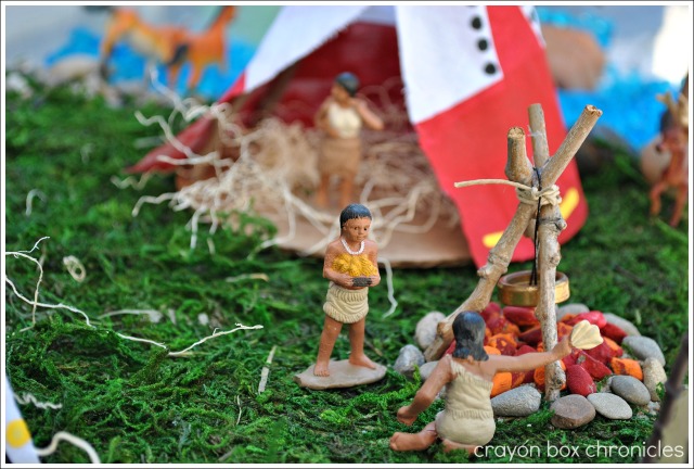 Native American Small World Play @ Crayon Box Chronicles